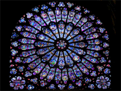 A Notre Dame egyik rzsaablaka